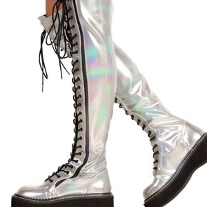 Demonia X IHR thigh high boots